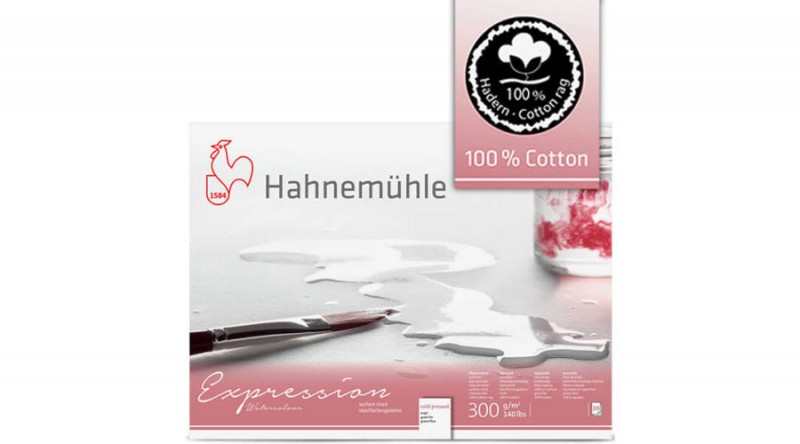 Hahnemühle Expression akvarell papír tömb 300 g/m2 cold pressedfotó