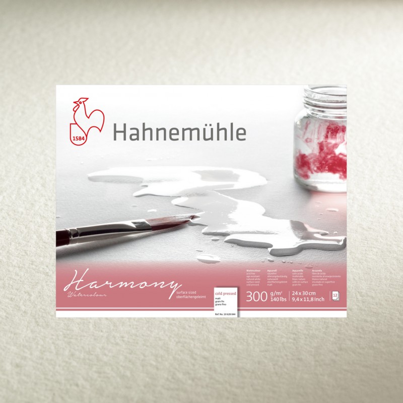 Hahnemühle Harmony akvarell papír tömb 300 g/m2 cold pressed fotó